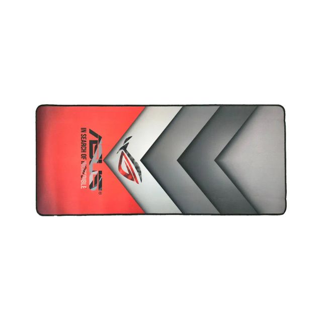 Gaming Mouse Pad, 70X30cm Large Computer Mouse Mat with ROG Logo, for Desktop, Non-slip Rubber Base Water Resistant Stitched Edge
