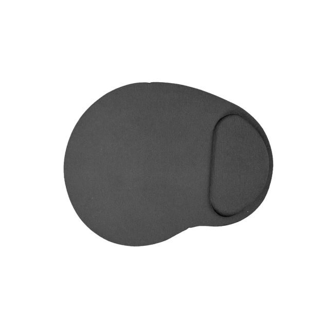 Office Mouse Pad, 26X22cm Computer Mouse Mat, for Desktop, Non-slip Rubber Base Water Resistant - Black