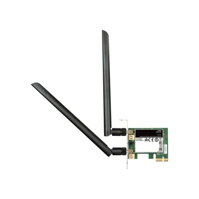 D-Link PCI Express Wireless Adapter Card AC1200 Dual Band Gigabit Ethernet Network Wi-Fi PCIe Desktop - DWA-582