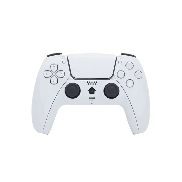 Play X Controller Model RS-5 | PS5 Wireless Controller Gamepad, For PS4, PS5, PC - White