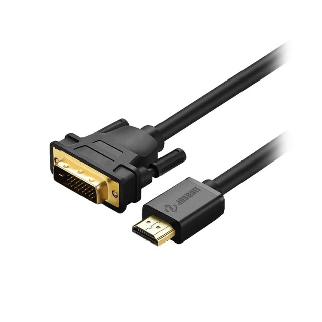 HDMI to DVI Cable 5m Bi Directional DVI-D 24+1 Male to HDMI Male High Speed Adapter Cable Support 1080P Full HD for Raspberry Pi, Roku, Xbox One, PS4 PS3, Graphics Card, Nintendo Switch etc