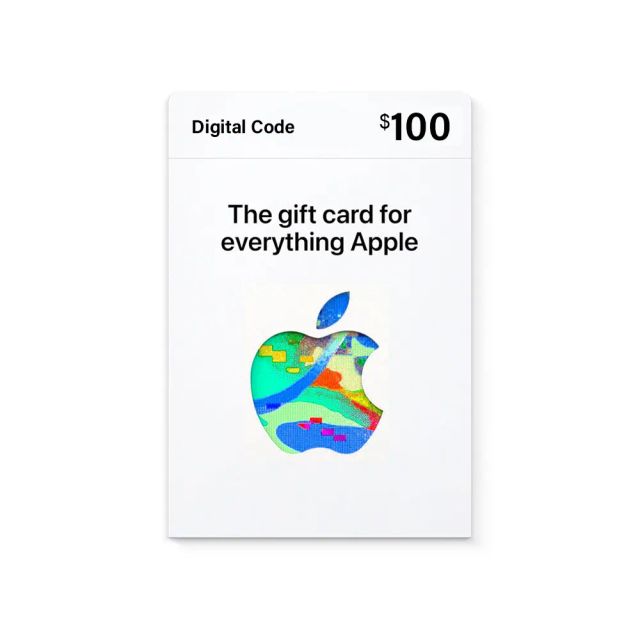 Apple Gift Card $100 - App Store, iTunes, iPhone, iPad, AirPods, MacBook, accessories and more