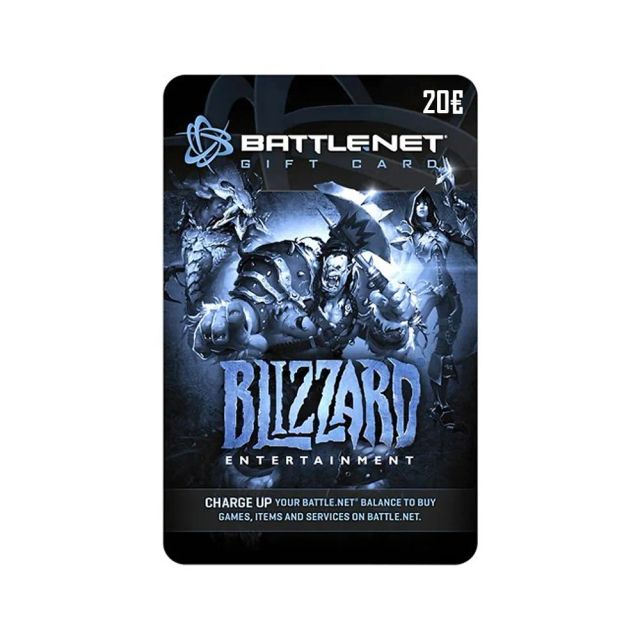 Blizzard Gift Card 20Є Battle.net Balance, Digital Code, Only for EUR Region