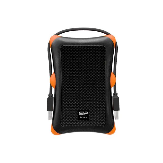 Silicon Power A30 2TB Rugged Portable External Hard Drive Armor, Shockproof USB 3.0 for PC, Mac, Xbox and PS4 - Black