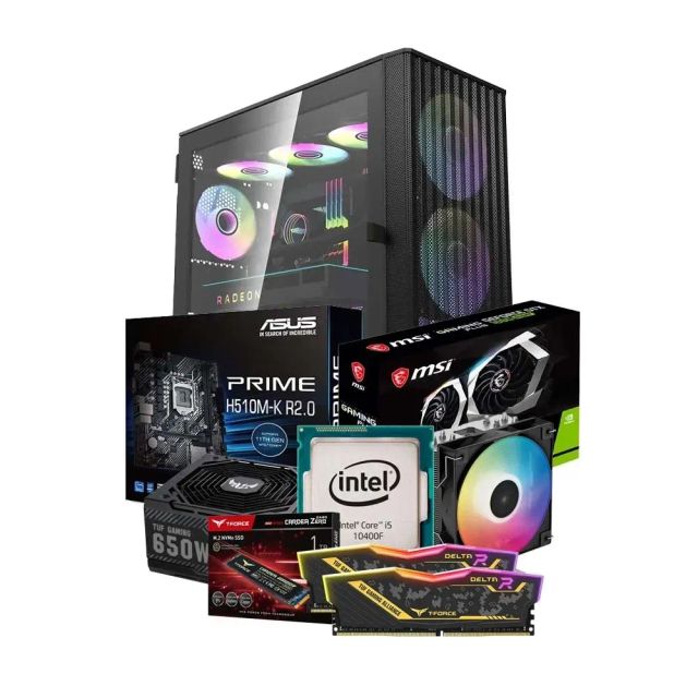Low-End Gaming PC Build Offer NO.83 (Intel Core i5-10400F, 32GB RAM 3200MHz, GTX 1660 SUPER 6GB, 1TB NVMe SSD)