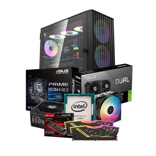 Low-End Gaming PC Build Offer NO.84 (Intel Core i5-10400F, 32GB RAM 3200MHz, RTX RTX 4060 8GB, 1TB NVMe SSD)