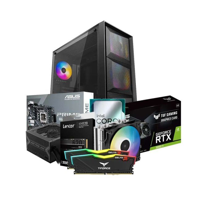 Low-End Gaming PC Build Offer NO.130 (Intel Core i5-13400F, 16GB DDR4 3200MHz, RTX 3060 Ti 8GB, 512GB SSD NVMe)