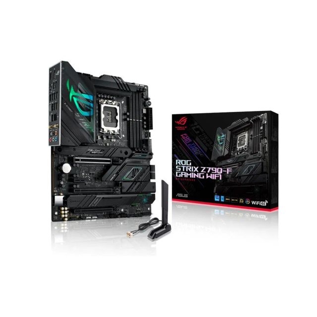 ASUS ROG Strix Z790-F Gaming WiFi 6E LGA 1700(Intel 14th&13th &12th Gen) ATX gaming motherboard(16 + 1 power stages,DDR5,four M.2 slots, PCIe 5.0,WiFi 6E,USB 3.2 Gen 2x2 Type-C with PD 3.0 up to 30W)