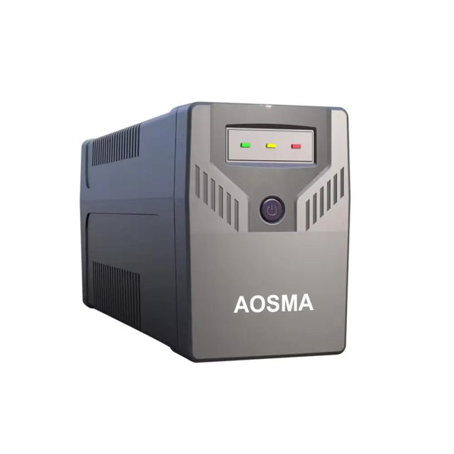AOSMA GP850 Uninterrupted Power Supply Manufacturer Plastic Shell Offline UPS 850VA, 480W with 12V 9AH Battery