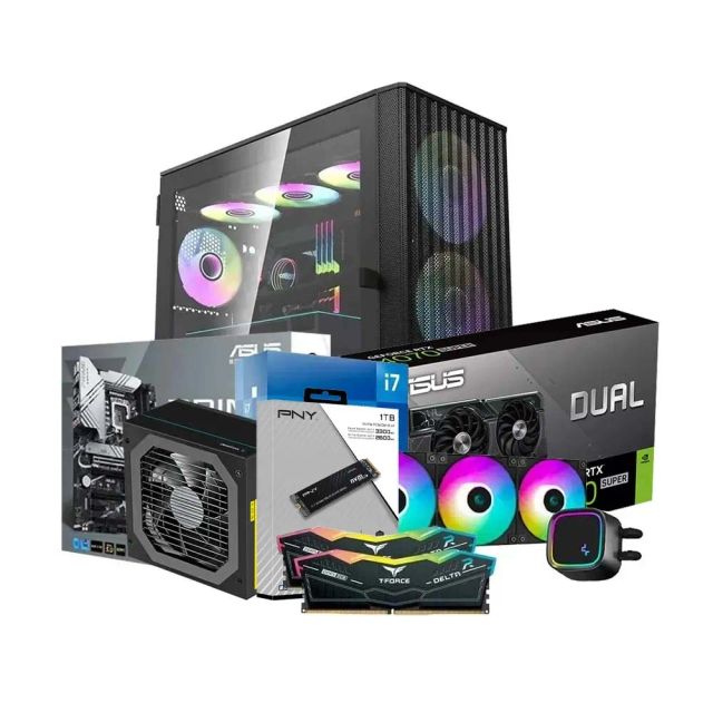 High-End Gaming PC Build Offer NO.187 (Intel Core i7-14700KF, 64GB DDR5 6000MHz, NVIDIA RTX 4070 Super 12GB, 1TB SSD NVMe)