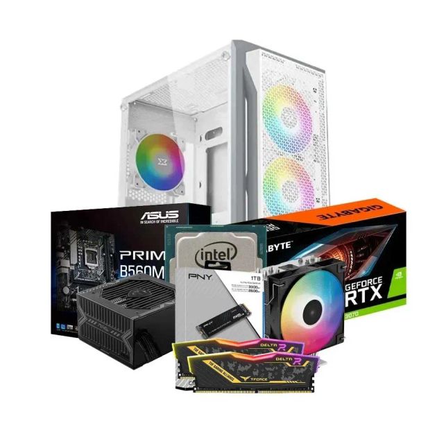 Low-End Gaming PC Build Offer NO.90 (Intel Core i7-10700KF, 32GB DDR4 3200MHz, NVIDIA RTX 3070 8GB, 1TB SSD NVMe)