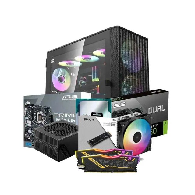 Low-End Gaming PC Build Offer NO.86 (Intel Core i5-12400F, 32GB DDR4 3200MHz, NVIDIA RTX 4060 8GB, 1TB SSD NVMe)