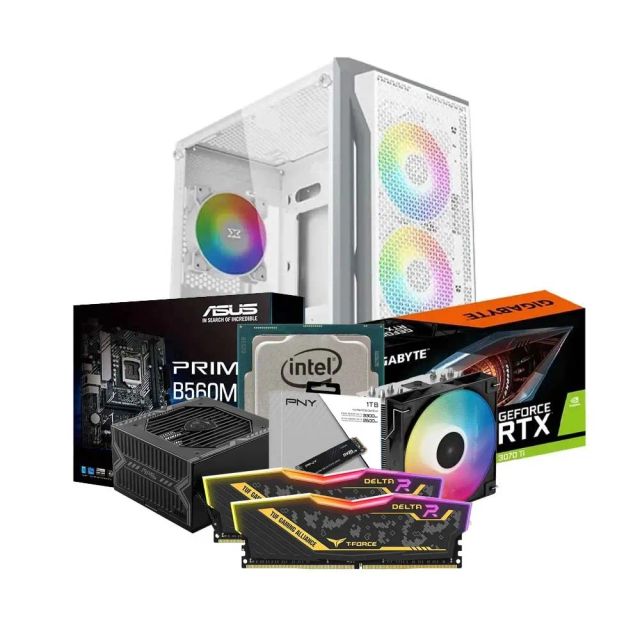 Low-End Gaming PC Build Offer NO.53 (Intel Core i7-10700KF, 16GB DDR4 3200MHz, NVIDIA RTX 3070 Ti 8GB, 1TB SSD NVMe)