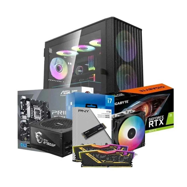 Mid-Range Gaming PC Build Offer NO.96 (Intel Core i7-12700KF, 32GB DDR4 3200MHz, NVIDIA RTX 3070 Ti 8GB, 1TB SSD NVMe)