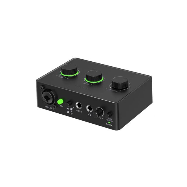 FiFine Amplitank Recording Audio Interface DC1 Computer Audio Interface with XLR Microphone Input, Monitor jack,48V Phantom Power for Music Recording, Podcasting, USB Audio Mixer with Gain Knob for Vocal/Streaming/Video Creation