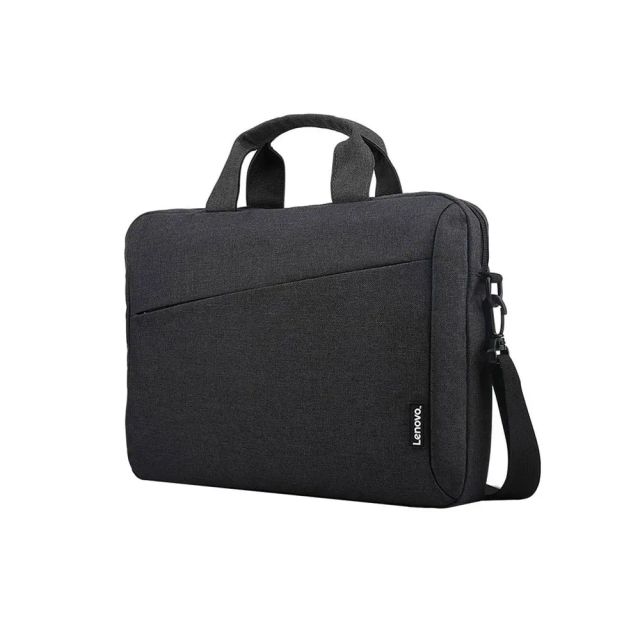 Lenovo Laptop Bag T210 15.6", Messenger Shoulder Bag for Laptop or Tablet, Sleek, Durable & Water-Repellent Fabric - Black